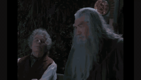 Gandalf Smoke Rings GIF - Gandalf Bilbo Smoke Rings GIFs