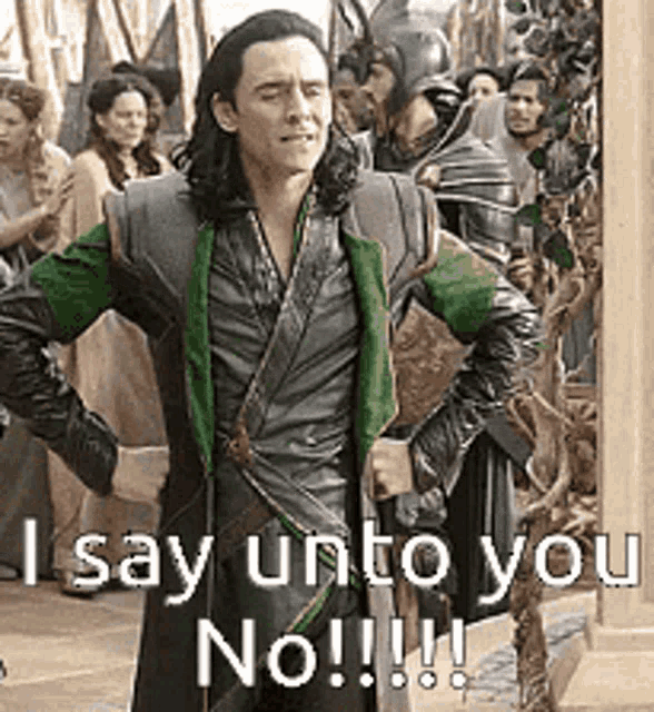 Loki I Say GIF - Loki I Say Unto You GIFs