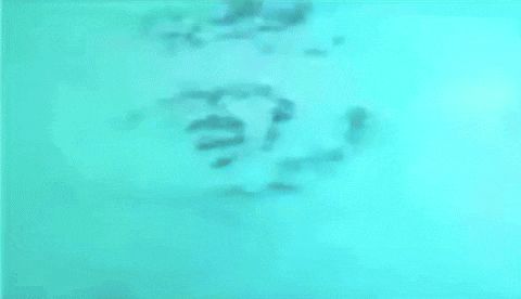 a man with a mustache is swimming underwater in a pool