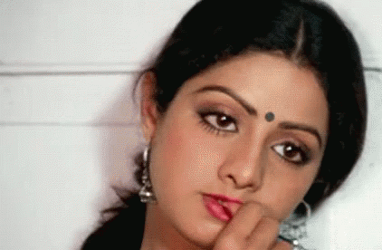 Trying To Give A Fuck GIF - Sridevi Whatever GIFs