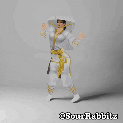 a 3d model of a person with the words sour rabbitz on the bottom