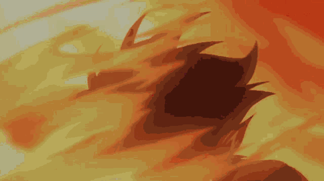 a close up of a person 's head with a blurred background