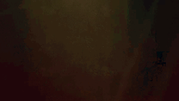 a painting of a red and yellow background with a swirl in the middle .
