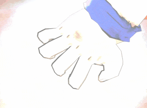 a cartoon of a boy with the words " every bit of my power is inside this fist " on the bottom