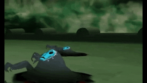 a video game character is laying in a hole with the number 41 on the screen