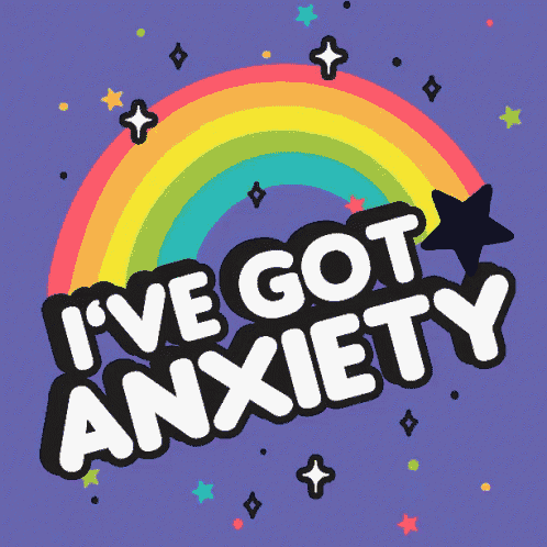 a sticker that says i 've got anxiety