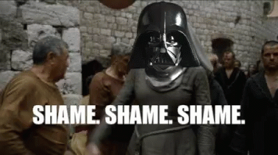 Shame Vader GIF - Shame Vader GIFs