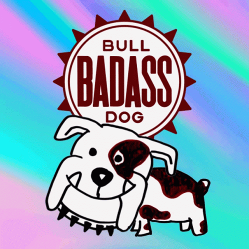 Badass Bulldog Veefriends GIF - Badass Bulldog Veefriends Cool GIFs