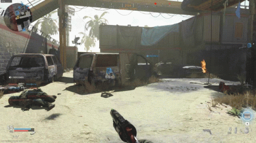 Not A Teammate Shooting Next To Me Game GIF - Not A Teammate Shooting Next To Me Game Gun GIFs