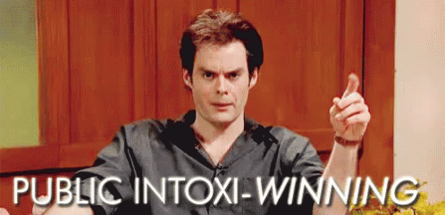 Public Intoxi-winning!!! - Saturday Night Live GIF - Winning GIFs