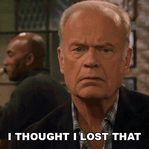 I Thought I Lost That Kelsey Grammer GIF - I Thought I Lost That Kelsey Grammer Frasier Crane GIFs