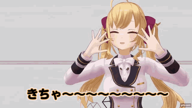 a 3d anime character with chinese writing on the bottom of the image
