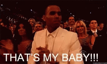Thats My Baby Clapping GIF - Thats My Baby Clapping Chris Brown GIFs