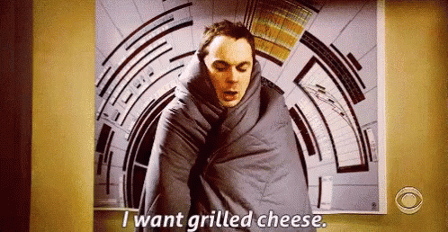 Sheldon Cooper The Big Bang Theory GIF - Sheldon Cooper The Big Bang Theory I Want Grilled Cheese GIFs