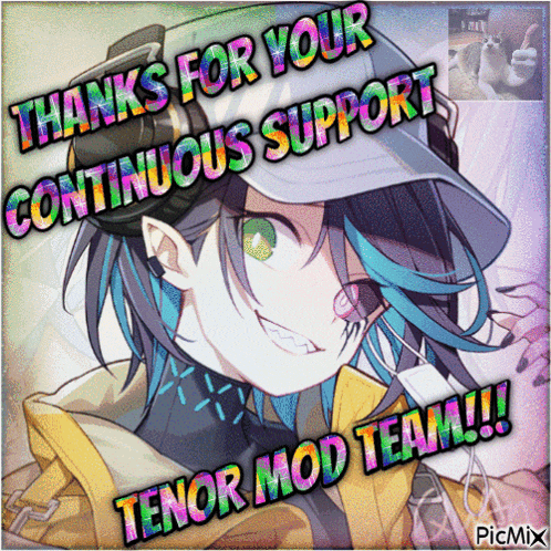 a picture of a girl with the words thanks for your continuous support