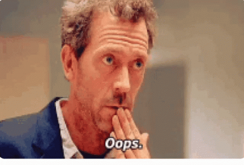 House Hugh Laurie GIF - House Hugh Laurie Oops GIFs