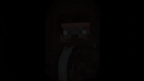 a minecraft character has a red headband on
