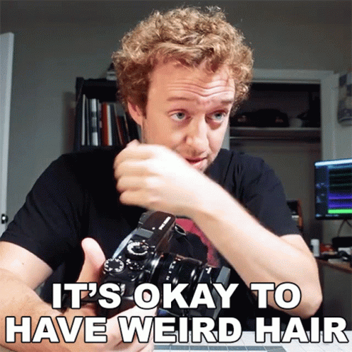 Its Okay To Have Weird Hair Peter Deligdisch GIF - Its Okay To Have Weird Hair Peter Deligdisch Peter Draws GIFs