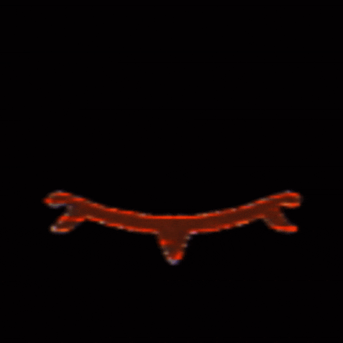 a red circle with a crown on it is on a black background