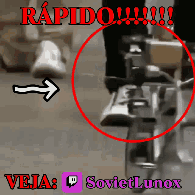 a picture of a person riding a bike with the caption rapido !!!