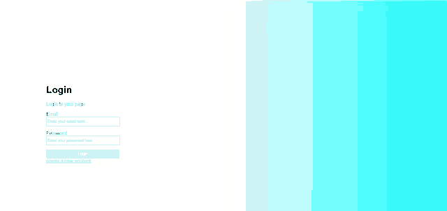 a login page for a website with a blue gradient background