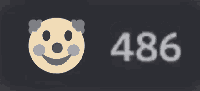 a smiling clown with the number 515 next to it