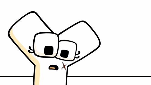 a cartoon of a man with a flower on his face