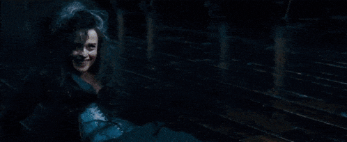 harry potter and voldemort are standing next to each other in a dark room