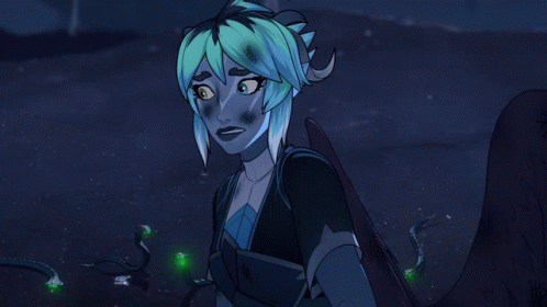 The Dragon Prince Nyx GIF - The Dragon Prince Nyx Scared GIFs