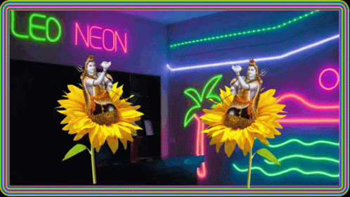 Good Morning Lord Shiva GIF - Good Morning Lord Shiva Led Neon GIFs