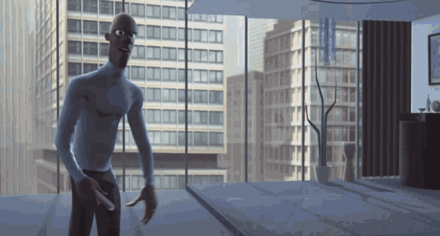 Super Suit The Incredibles GIF - Super Suit The Incredibles Frozone GIFs
