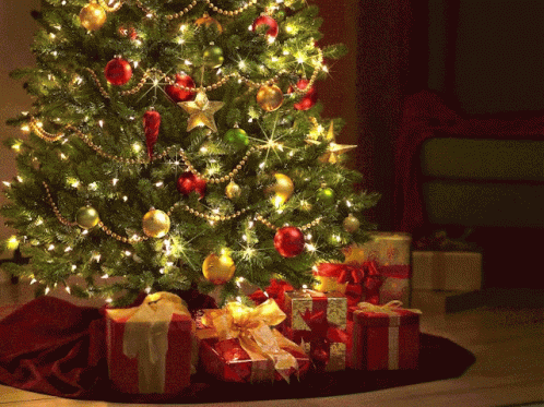 Christmas Tree Presents GIF - Christmas Tree Presents Gifts GIFs