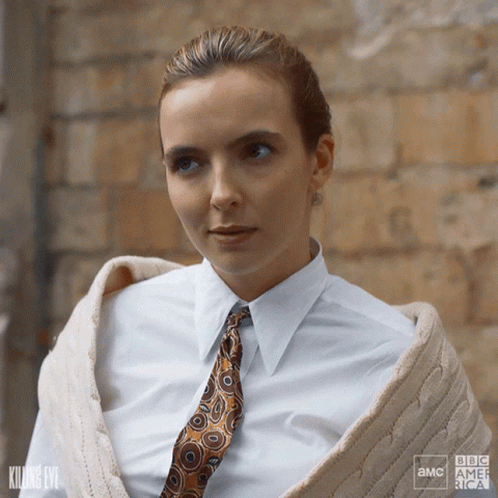Sweater Jodie Comer GIF - Sweater Jodie Comer Colleagues GIFs