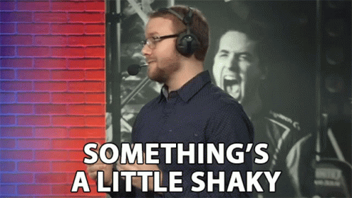 Somethings A Little Shaky William Newberry GIF - Somethings A Little Shaky William Newberry Smite Challenger Circuit Qualifiers GIFs
