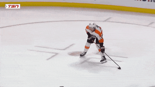a hockey game is being played on tsn