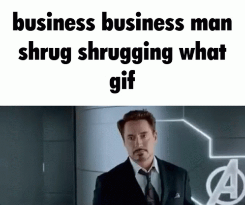 Business Business Man GIF - Business Business Man Shrug GIFs