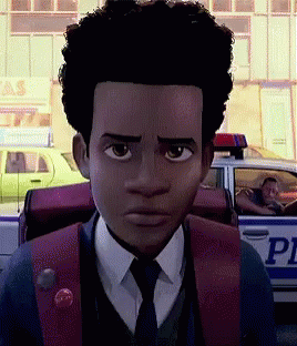 Miles Morales Cant Escape GIF - Miles Morales Cant Escape Caught By Police GIFs