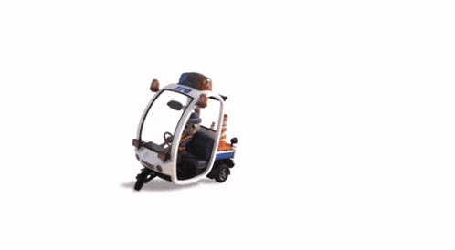 a cartoon character is driving a vehicle and holding a card that says zootopia