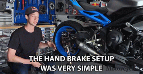 The Hand Brake Setup Was Very Simple Easy GIF - The Hand Brake Setup Was Very Simple Easy Install GIFs