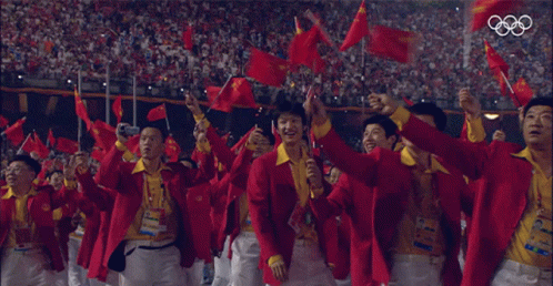Chinese Team China GIF - Chinese Team China Chinese Flags GIFs