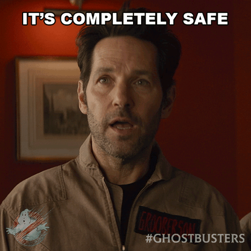 It'S Completely Safe Grooberson GIF - It'S Completely Safe Grooberson Ghostbusters Frozen Empire GIFs