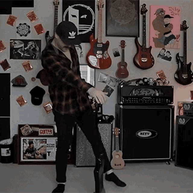 Picking Up Jared Dines GIF - Picking Up Jared Dines I Like This Guitar GIFs