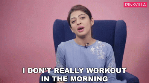 I Dont Really Workout In The Morning Pranitha Subhash GIF - I Dont Really Workout In The Morning Pranitha Subhash Pinkvilla GIFs