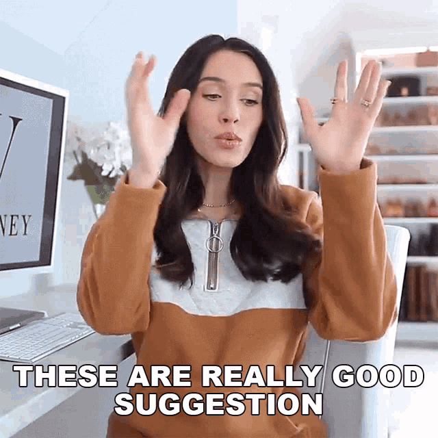 These Are Really Good Suggestions Shea Whitney GIF - These Are Really Good Suggestions Shea Whitney Suggestions GIFs