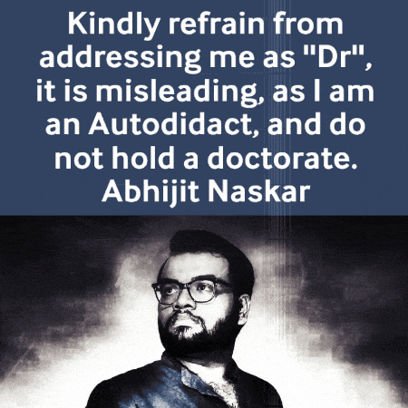a man with glasses and a quote about addressing me as " dr "