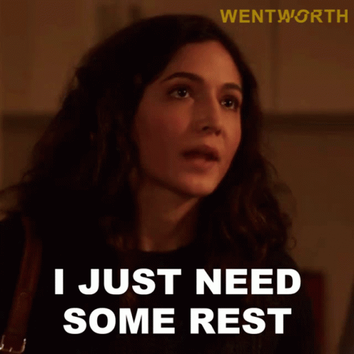 I Just Need Some Rest Rose Atkins GIF - I Just Need Some Rest Rose Atkins Wentworth GIFs