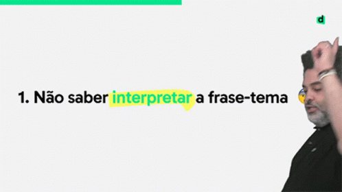 Nao Saber Interpretar A Frase Tema Theme GIF - Nao Saber Interpretar A Frase Tema Theme Essay Theme GIFs