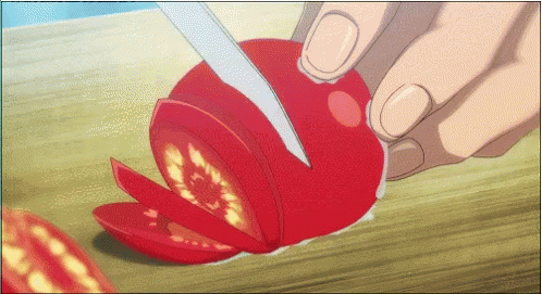 Food Cutie GIF - Food Cutie Chop Tomato GIFs