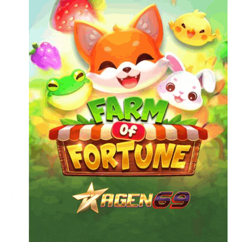 a game called farm of fortune with a fox frog and bunny