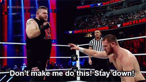 Wwe Kevin Owens GIF - Wwe Kevin Owens Dont Make Me Do This GIFs